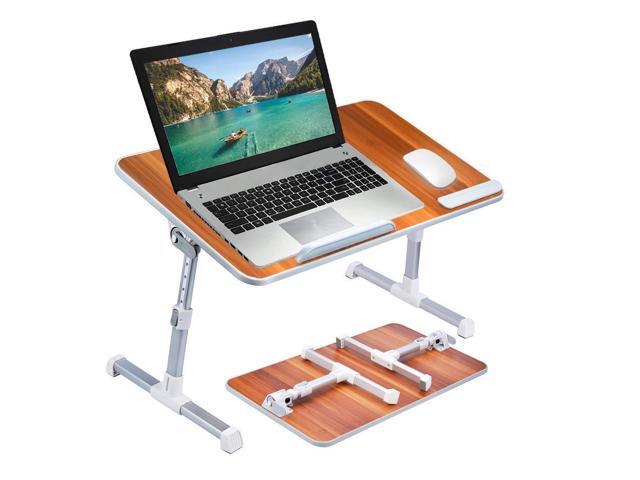 Large Size Neetto Tb101l Adjustable Laptop Bed Table Portable Standing Desk Foldable Sofa Breakfast Tray Notebook Stand Reading Holder For Couch