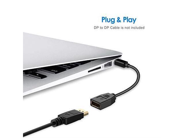 Rankie Mini DisplayPort to DisplayPort Adapter 4K Resolution Converter