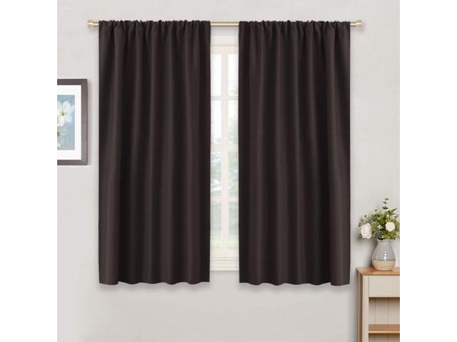 Ryb Home Kitchen Bathroom Blackout Curtain Drapes Thermal