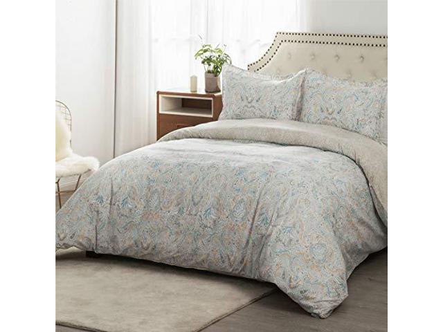 Bedsure Dandelion Floral 100 Cotton Duvet Cover Set Twin Size