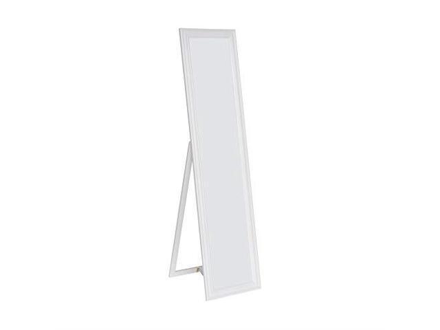Benjara Benzara Bm168265 Wooden Standing Mirror White Newegg Com