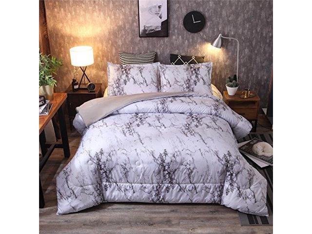 Comforters Sets Yousa Marble Duvet Sets 3pc Queen Lightweight