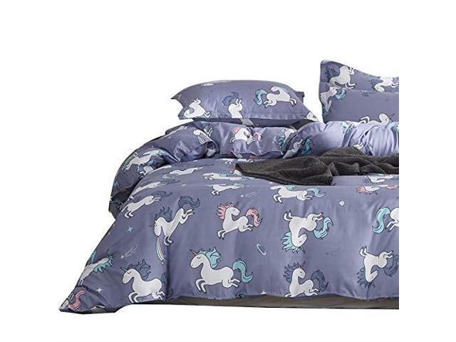 Uozzi Bedding Girls Boys Duvet Cover Set Twin 68x90 3 Pieces