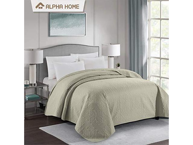 Alpha Home Bed Quilt Bedspread And Coverlet Twin Size Black Bed