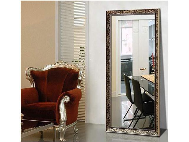 Hans Amp Alice Large Rectangular Bathroom Mirror Wallmounted Wooden Frame Vanity 24 Newegg Com