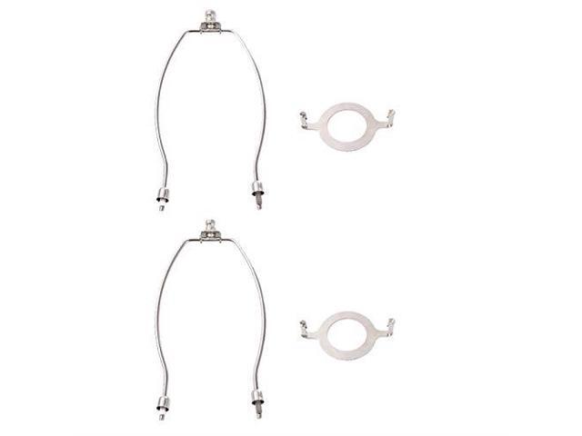 7 Lamp Shade Harp Holder And E26 Socket Uno Fitter Adapter Converter Finial Set 7inch Tall 1716 Iddetachable Parts 1 Newegg Com