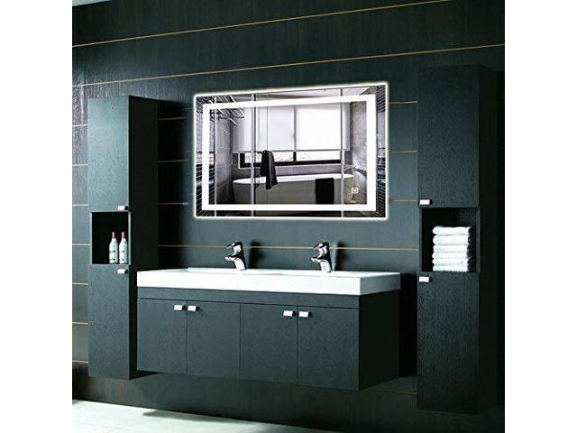 Hans Amp Alice Large Rectangular Bathroom Mirror Wallmounted Wooden Frame Vanity 24 Newegg Com