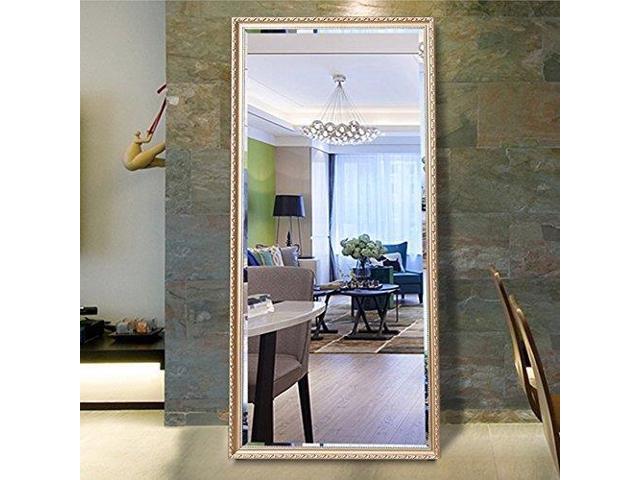 Hans Amp Alice Large Rectangular Bathroom Mirror Wallmounted Wooden Frame Vanity 24 Newegg Com