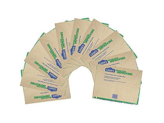 Lowes 30 Gallon Heavy Duty Brown Paper Lawn And Refuse Bags For Home Garden 10 Count Newegg Lowes 30 Gallon Heavy Duty Brown Paper Lawn And Refuse Bags For Home Garden 10 Count Newegg