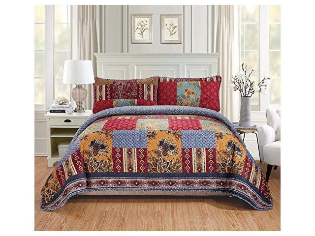 Mk Home 2pc Twintwin Extra Long Over Size Quilted Coverlet