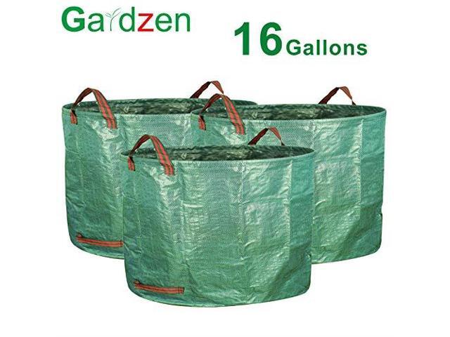 Gardzen 3pack 16 Gallons Garden Bag Reuseable Heavy Duty Gardening Bags Lawn Pool Leaf Waste Newegg Gardzen 3pack 16 Gallons Garden Bag Reuseable Heavy Duty Gardening Bags Lawn Pool Leaf Waste Newegg