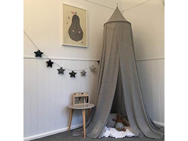Zeke Zoey Hanging Princess Pink Bed Canopy Drapes Hideaway Tent