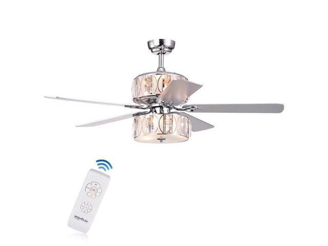 Warehouse Of Tiffany Cfl 8360remo Chd 52 In Spera 5 Blade Lighted