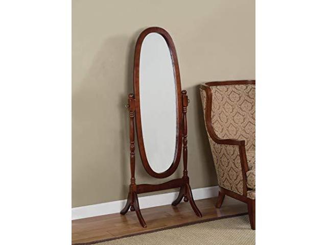 Wooden Cheval Floor Mirror Cherry Finish By Ehomeproducts Cheval Floor Mirror Cherry Finish