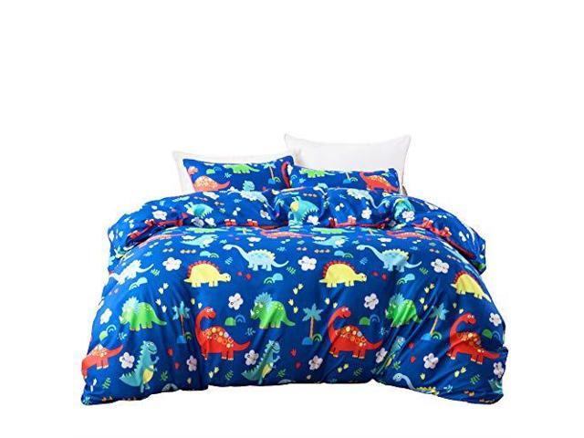 Macohome Kids Duvet Cover Set Queenfull Boys Bedding With 2