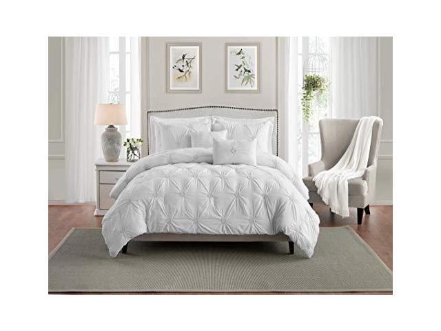 Swift Home Premium Bedding Set Collection 2piece Floral Ruched