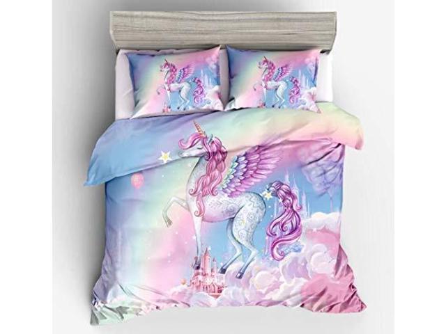 Ntbed Cartoon Bedding Duvet Cover Sets Quilt Cover Rainbow