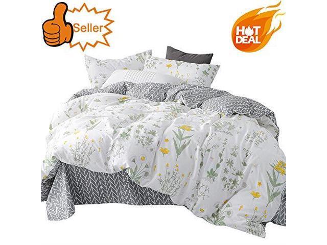 Otob Twin Duvet Cover Set Cotton Gingham Bedding Set With 2 Pillow