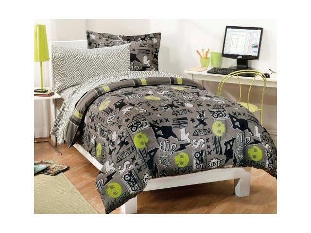 My Room Extreme Skateboarding Boys Comforter Set With 180tc