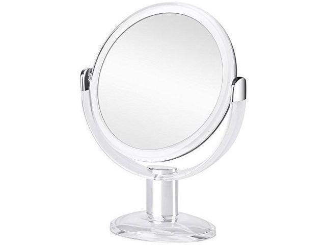 Orange Tech Double Sided Magnifying Makeup Mirror 1x Amp 10x Magnification With 360 Degree Newegg Com