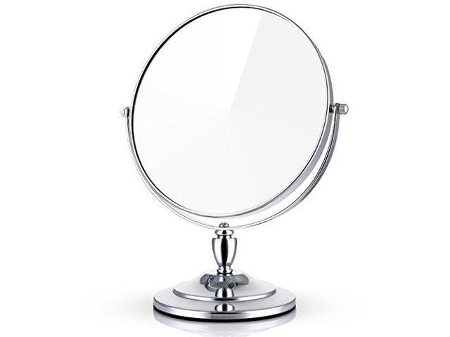 Miusco 7x Magnifying Two Sided Vanity Makeup Mirror Round Two Sided Vanity Makeup Mirror