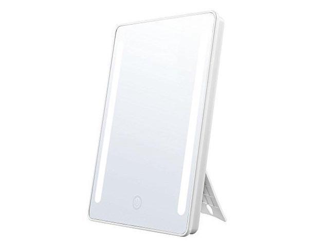 Jerrybox Fullframe Led Makeup Mirror With Pullout 10x Magnifying Lighted 180 Horizontal Newegg Com