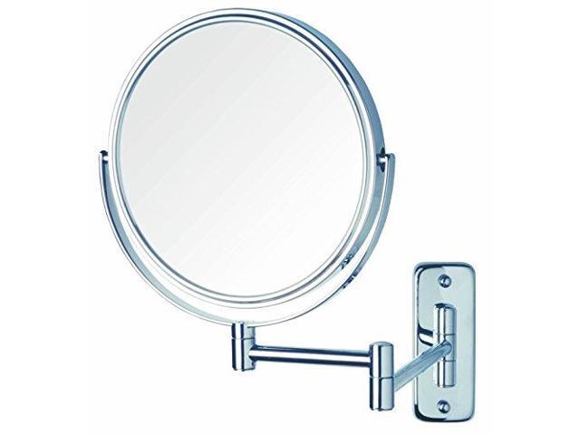 Jerdon Jp7808c 8inch Wall Mount Makeup Mirror With 8x Jp7808c 8inch Wall Mount Makeup Mirror