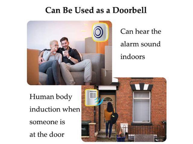White Electrical Chimes Door Chime Dohaooe Wireless Business Door