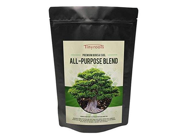 Bonsai Tree Soil All Purpose Blend Two Quarts Tinyrootsbrand 100 Organic All Natural Great For Any Bonsai Species Genuine Akadama And Turface 28 Frit Mineral Additives For Extra Nutrition Newegg Com