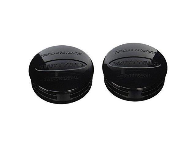 SmittyBilt TA25 Black Pair Replacement End Caps For SmittyBilt 3/" Tube Bumpers