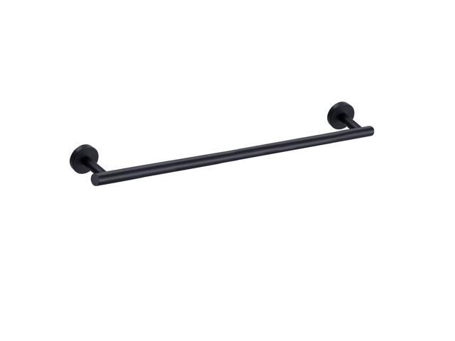 Nolimas Matte Black Bath Towel Bar Single Bars Rack Rod Classic Wall Mounted Sus304 Stainless Steel Bathroom Holder Toilet Kitchen