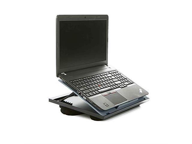 Portable Laptop Lap Desk With Handle Builtin Cushion For Comfort Black Newegg Com