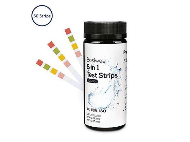 Hot Tub Testing Strips 50 Count 5 In 1 Spa Test Strips Water Quality Water Chemistry Test Strip For Swimming Pool Hot Tub Testing Ph Total Hardness