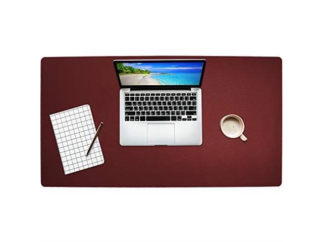 Leather Desk Pad Laptop Mat Waterproof Writing At Office And Home Super Comfortable Surface Mat315rdquox157rdquo Perfect Size