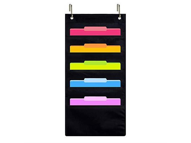 4 Pockets Wall Mount Over Door Office Supplies File Document