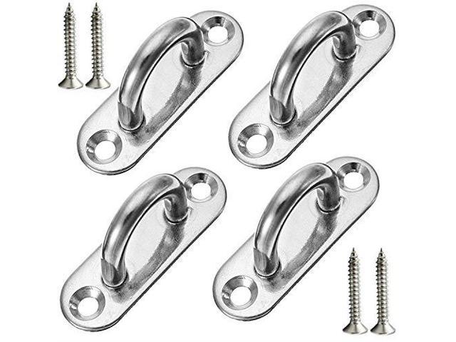 Hulless Stainless Steel Ceiling Hook 1 8 Inch Pad Eye Plate