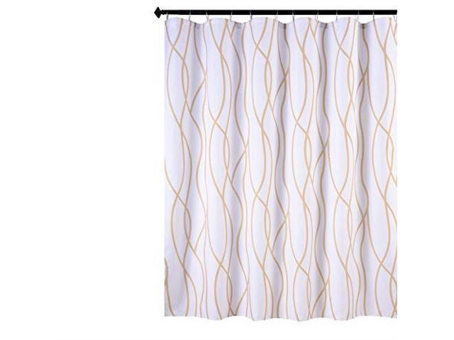 Fabric Shower Curtain Liners Water Resistant Bathroom Liner 72 By Inches Black Newegg Com
