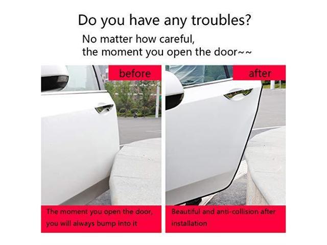 2In x 33Ft, Transparent Car Door Edge Protector Clear Universal Door Sill Guard Car Door Trim Edge Guard Protection Film Anti-Collision Fits for Most Car