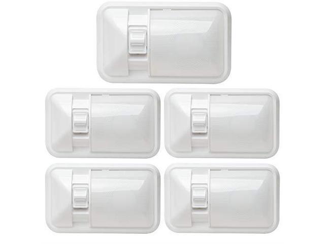 2 Pack 12v Rv Ceiling Dome Light Rv Interior Lighting Frosted Lens