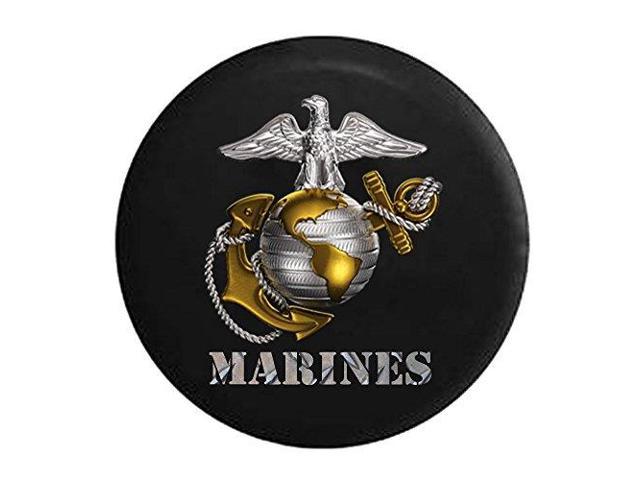 Usmc United States Marine Corp Eagle Globe Anchor Emblem Spare Jeep Wrangler Camper Suv Tire Cover 275 In Neweggcom