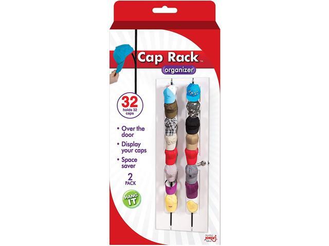 Cap Rack 4 Pack Holds Up To 16 Caps For Baseball Hats Ball Caps