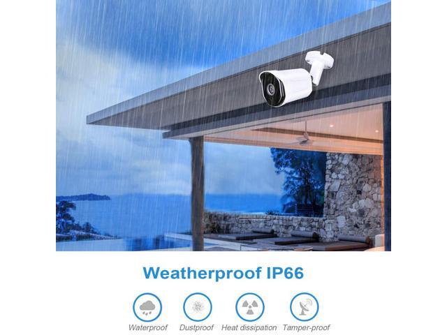 HD-CVI//TVI//AHD//960H HDView 2.4MP 4-in-1 Bullet Security Camera 3.6mm Lens Weatherproof IP66 Smart IR Night Vision Anti IR Reflection 30fps@1080P COC OSD Outdoor CCTV Camera for Home Surveillance 864255