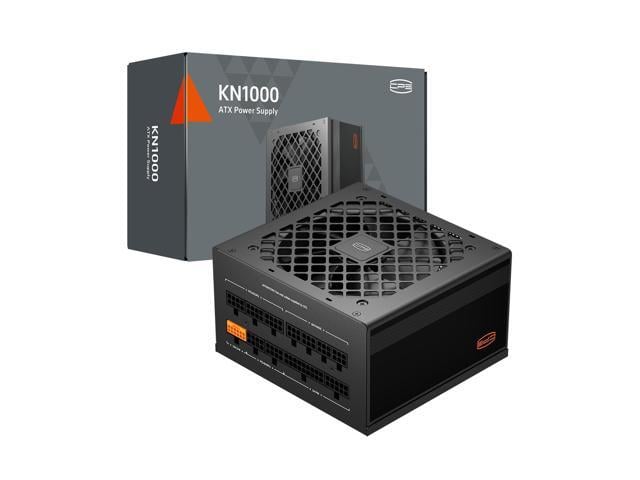 PCCOOLER CPS KN1000 Fully Modular Power Supply, 80 PLUS Gold 1000W PSU, Native 12V-2x6 Connector, ATX 3.1 & PCIe 5.1 Ready, Dual CPU Power Cables, 105°C Rated Japanese Capacitors, P3-KN1000-G1F