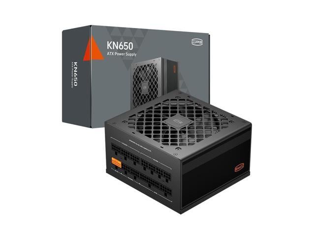 PCCOOLER CPS KN650 Fully Modular Power Supply, 80 PLUS Gold 650W PSU, Native 12V-2x6 Connector, ATX 3.1 & PCIe 5.1 Ready, Dual CPU Power Cables, 105°C Rated Japanese Capacitors, P3-KN650-G1F