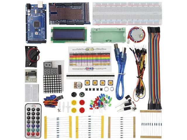 Raspberry Pi 3 for MEGA 2560 Starter Kit for LCD Servo Motor Sensor Module Jumper Wire Project Learning AVR MCU Learner