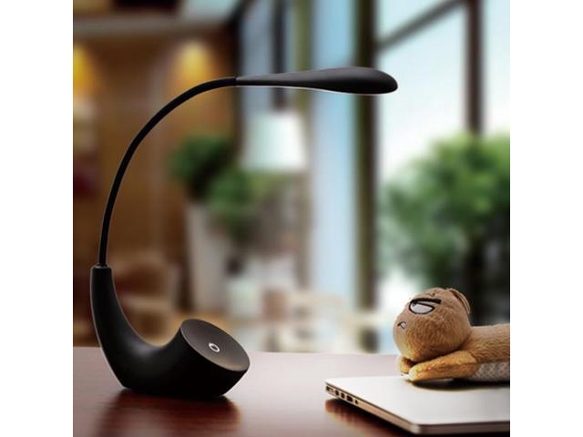White Usb Led Desk Lamp Rechargeable Table Touch Switch Dimmable Light Eye Protection For Children Adjustable Newegg Com