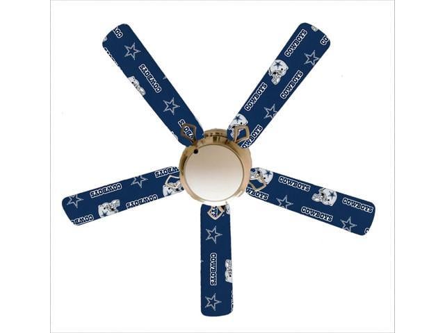 Dallas Cowboys Helmet 52 Ceiling Fan With Lamp Newegg Com