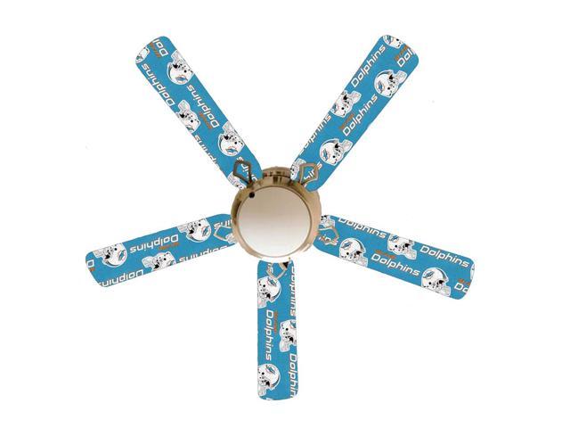 Miami Dolphins 52 Ceiling Fan With Lamp