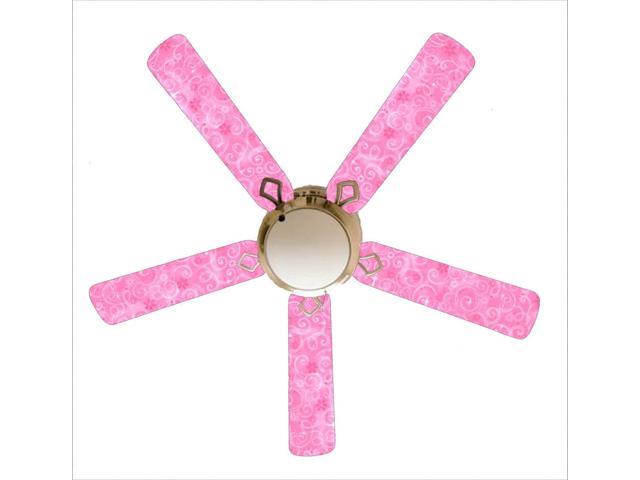 Pink Sparkle Princess 52 Ceiling Fan With Lamp Newegg Com