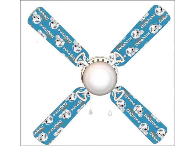 Miami Dolphins 42 Ceiling Fan And Lamp Newegg Com